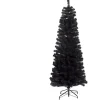 Joulukuusi Nordic Winter, Bling, kapea PVC, luokka C, 180x68cm, musta
