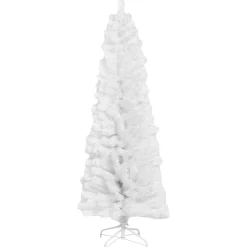 Joulukuusi Nordic Winter, Bling, kapea PVC , luokka C, 180x68cm, valkoinen