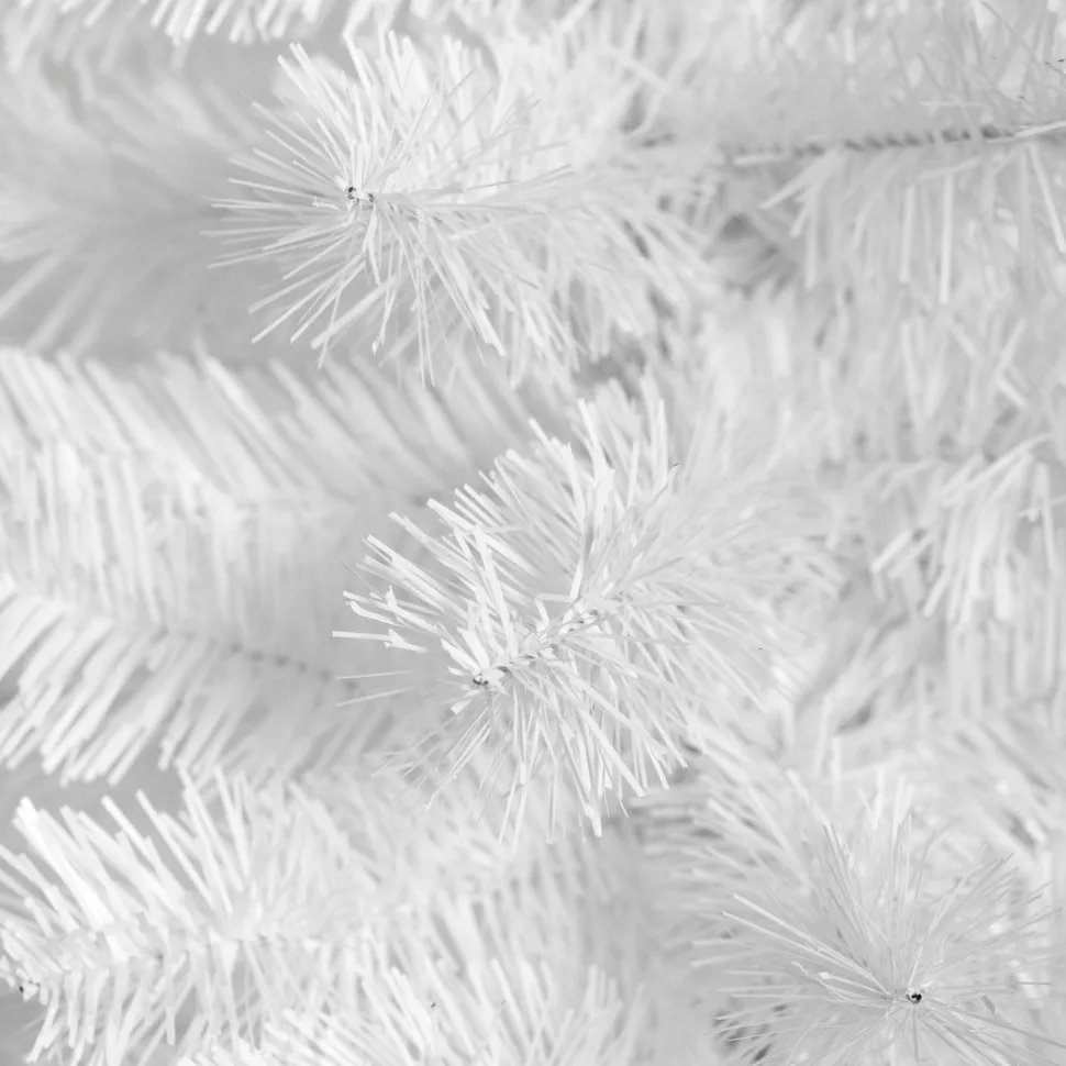 Joulukuusi Nordic Winter, Bling, kapea PVC , luokka C, 180x68cm, valkoinen