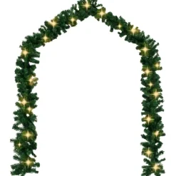 Jouluköynnös LED-valoilla, 10 m