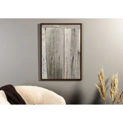 Juliste Venture Home Wooden wall, harmaa