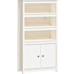 Kaappi 80x35x154 cm mänty musta