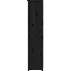 Kaappi 80x35x154 cm mänty musta