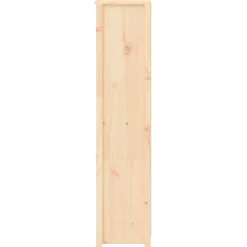 Kaappi 80x35x154 cm mänty musta