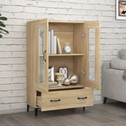 Kaappi 5 70x31x115 cm tekninen puu tammi
