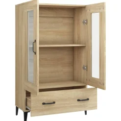 Kaappi 5 70x31x115 cm tekninen puu tammi