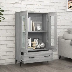 Kaappi 5 70x31x115 cm tekninen puu tammi