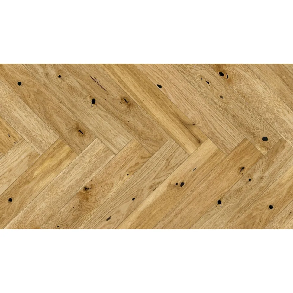 Kalanruotoparketti DomusFlooring Tammi Belmonte HB 14x130x725 mm
