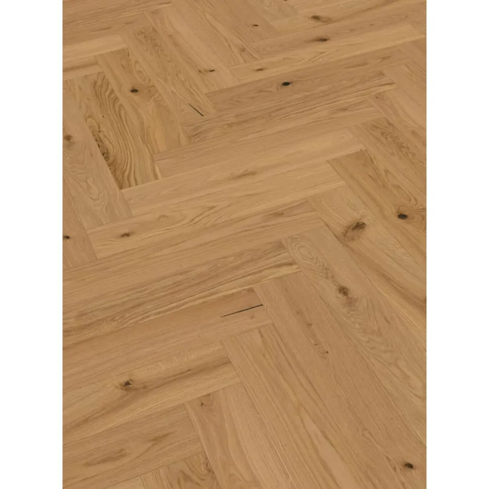 Kalanruotoparketti Meister PS500 Authentic Off-White Oak, ultramattalakattu, harjattu