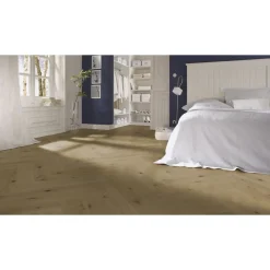 Kalanruotoparketti Meister PS500 Authentic Off-White Oak, ultramattalakattu, harjattu