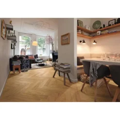 Kalanruotoparketti Meister PS500 Authentic Off-White Oak, ultramattalakattu, harjattu