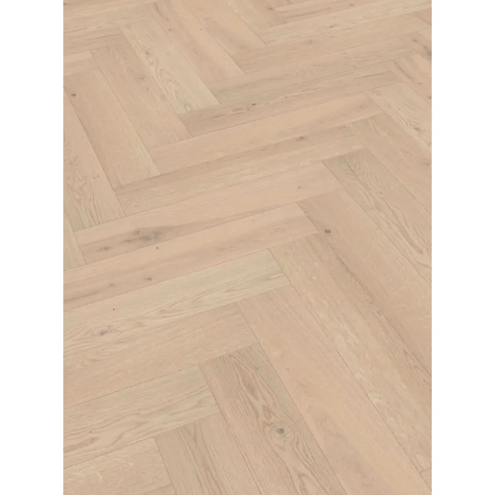 Kalanruotoparketti Meister PS500 Authentic Off-White Oak, ultramattalakattu, harjattu