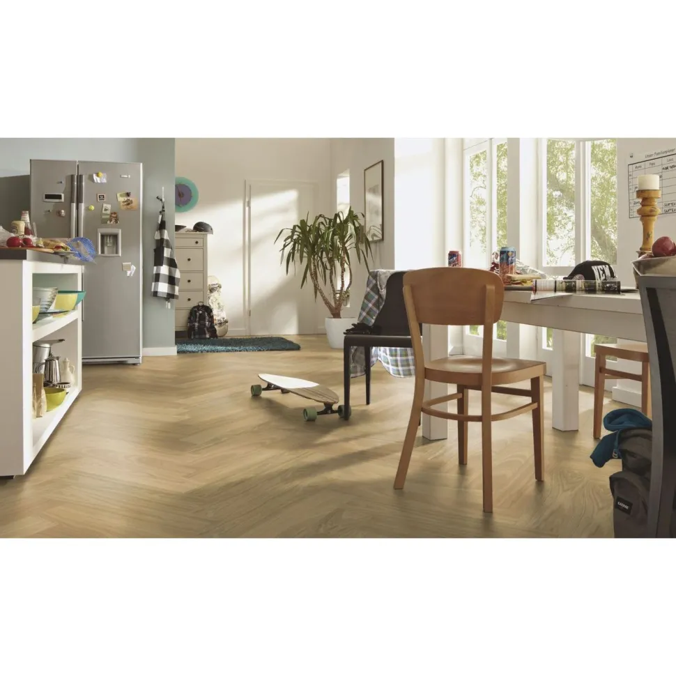 Kalanruotoparketti Meister PS500 Authentic Off-White Oak, ultramattalakattu, harjattu