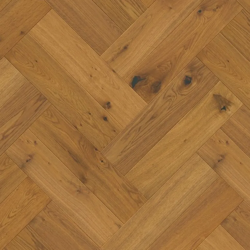 Kalanruotoparketti Pergo Saltholm Brown Herringbone Oak, ekstramattalakattu