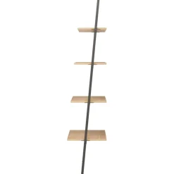 Kalteva hylly, 64x34x116-186cm, eri kokoja ja värejä