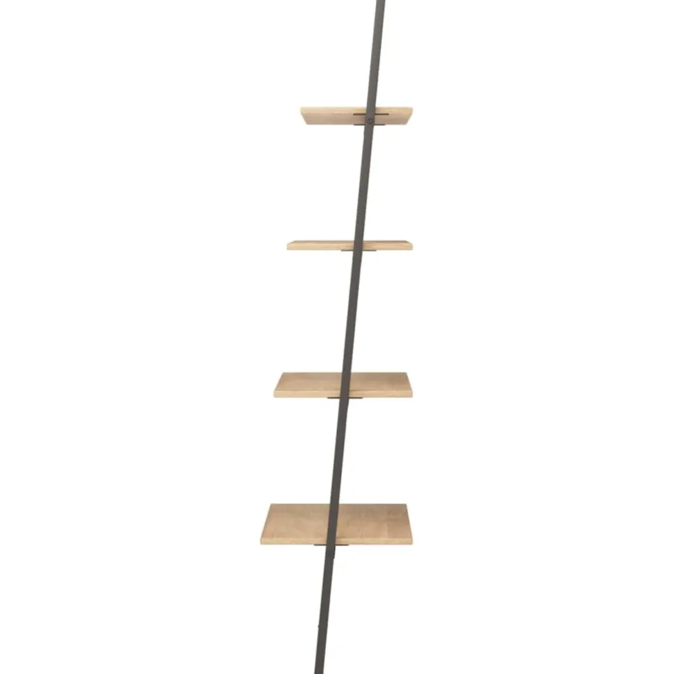 Kalteva hylly, 64x34x116-186cm, eri kokoja ja värejä