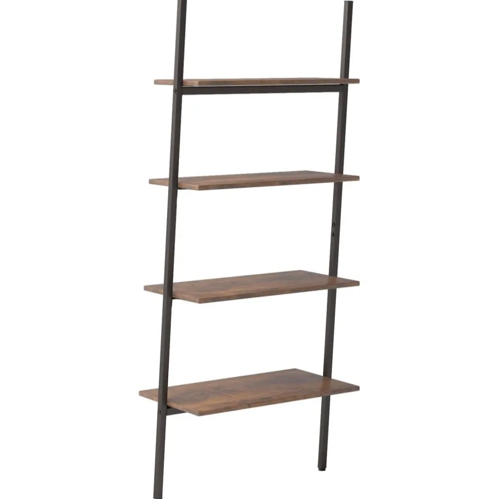 Kalteva hylly, 64x34x116-186cm, eri kokoja ja värejä