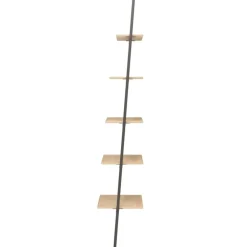 Kalteva hylly, 64x34x116-186cm, eri kokoja ja värejä