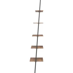 Kalteva hylly, 64x34x116-186cm, eri kokoja ja värejä