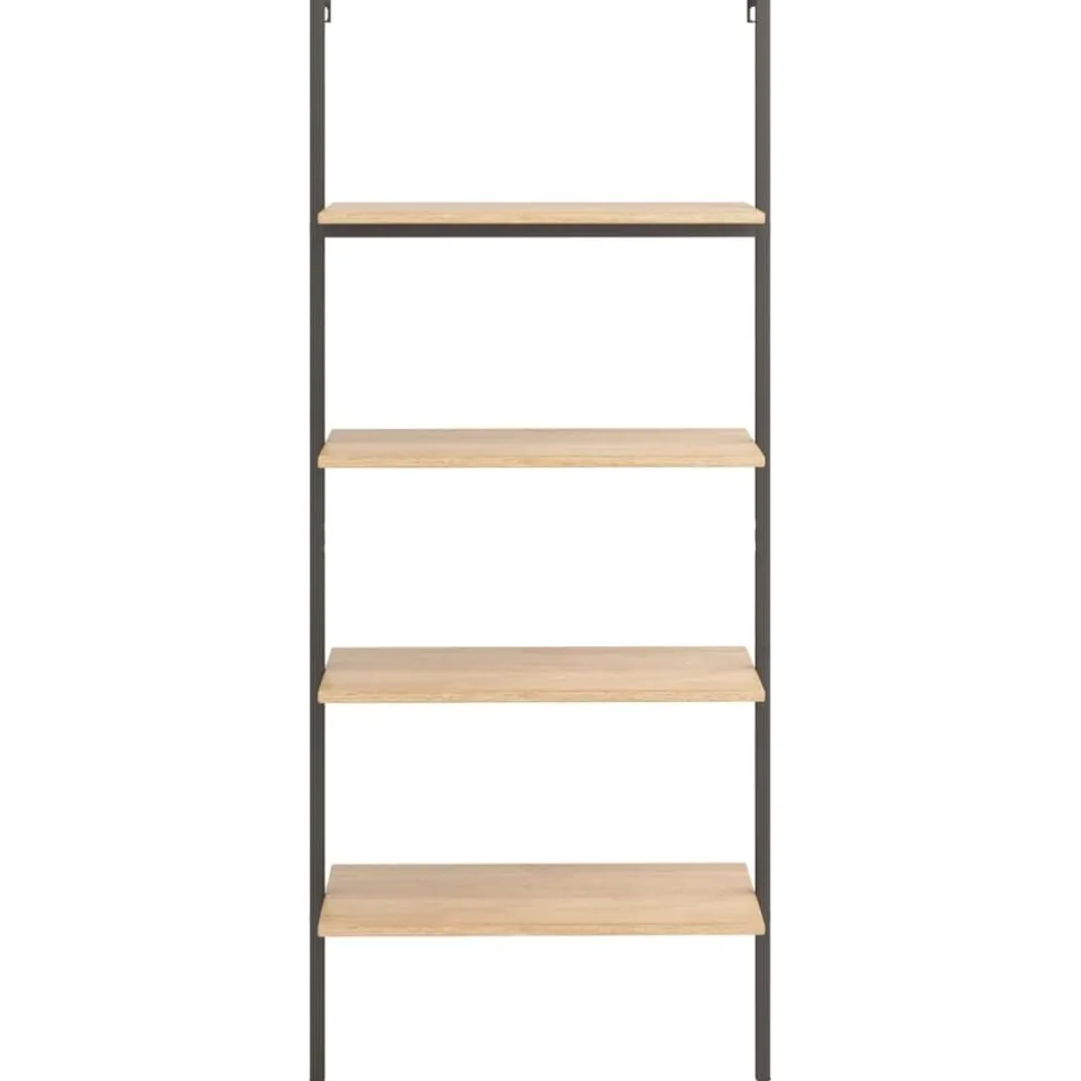 Kalteva hylly, 64x34x120-185cm, eri kokoja ja värejä