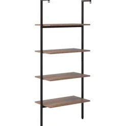 Kalteva hylly, 64x34x120-185cm, eri kokoja ja värejä