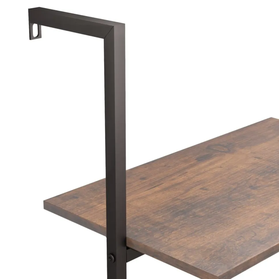 Kalteva hylly, 64x34x120-185cm, eri kokoja ja värejä