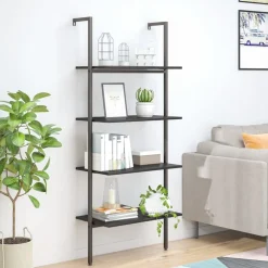 Kalteva hylly, 64x34x120-185cm, eri kokoja ja värejä