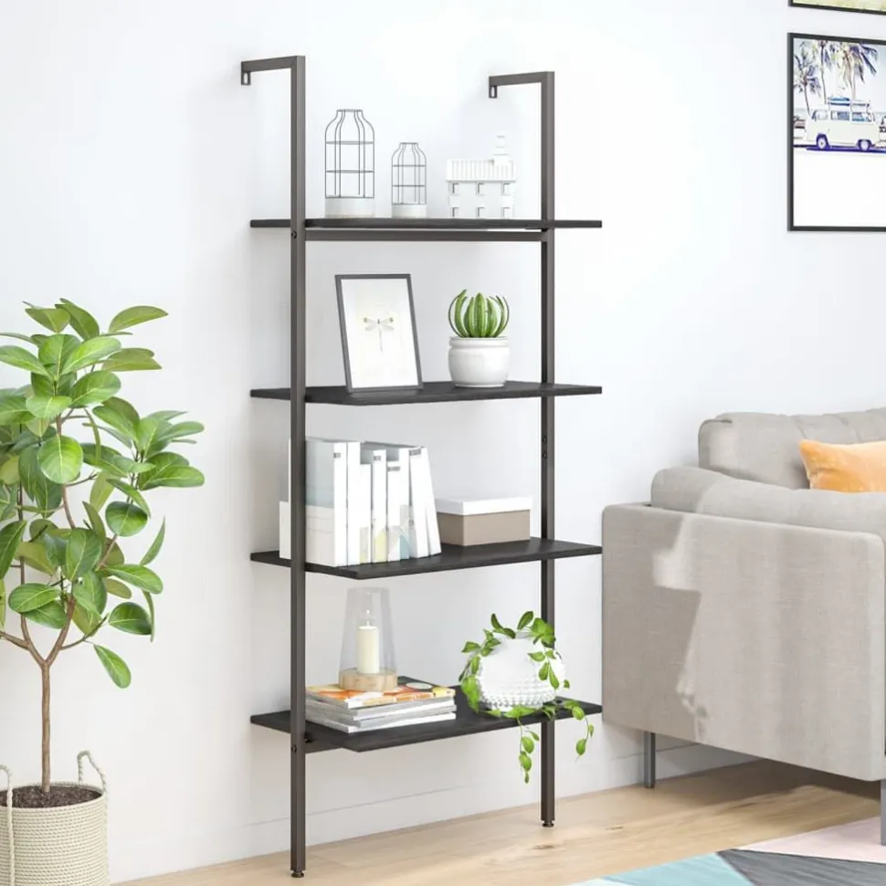 Kalteva hylly, 64x34x120-185cm, eri kokoja ja värejä