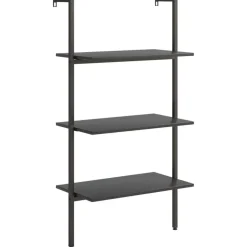 Kalteva hylly, 64x34x120-185cm, eri kokoja ja värejä