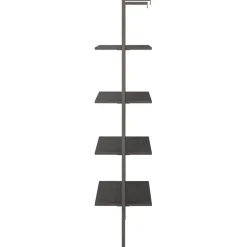 Kalteva hylly, 64x34x120-185cm, eri kokoja ja värejä
