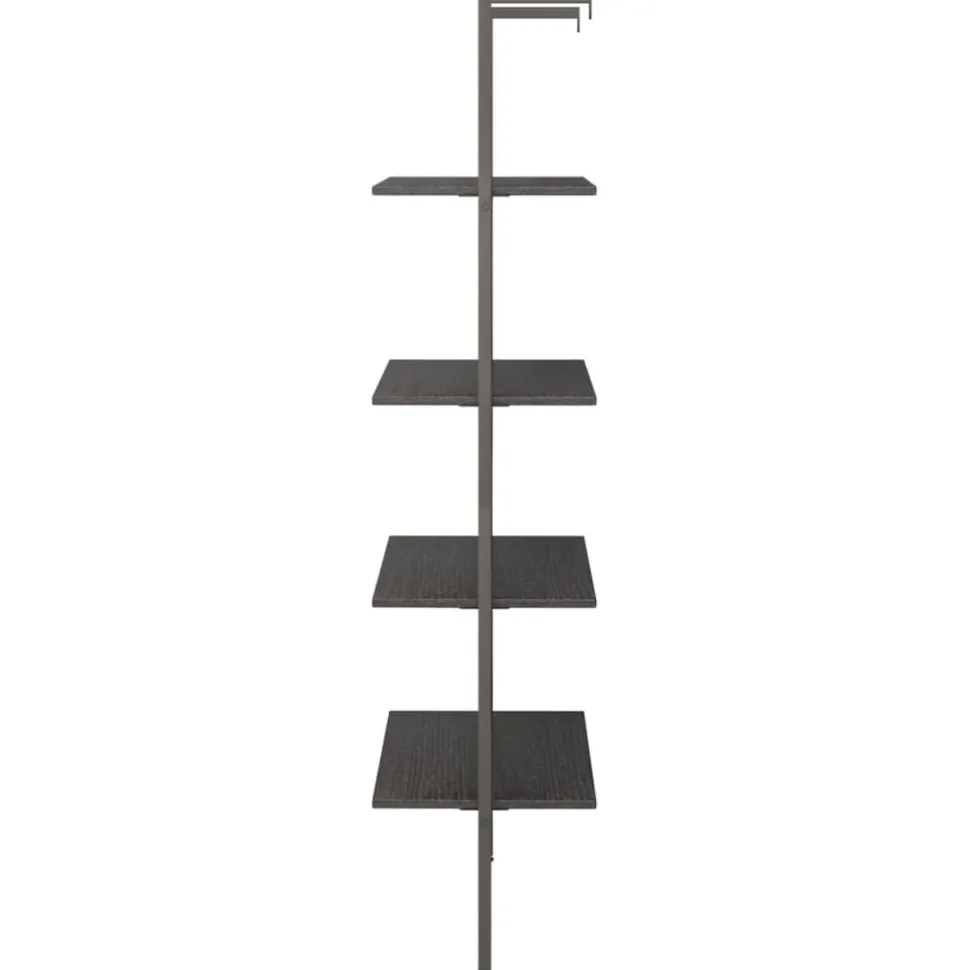 Kalteva hylly, 64x34x120-185cm, eri kokoja ja värejä