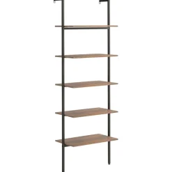 Kalteva hylly, 64x34x120-185cm, eri kokoja ja värejä