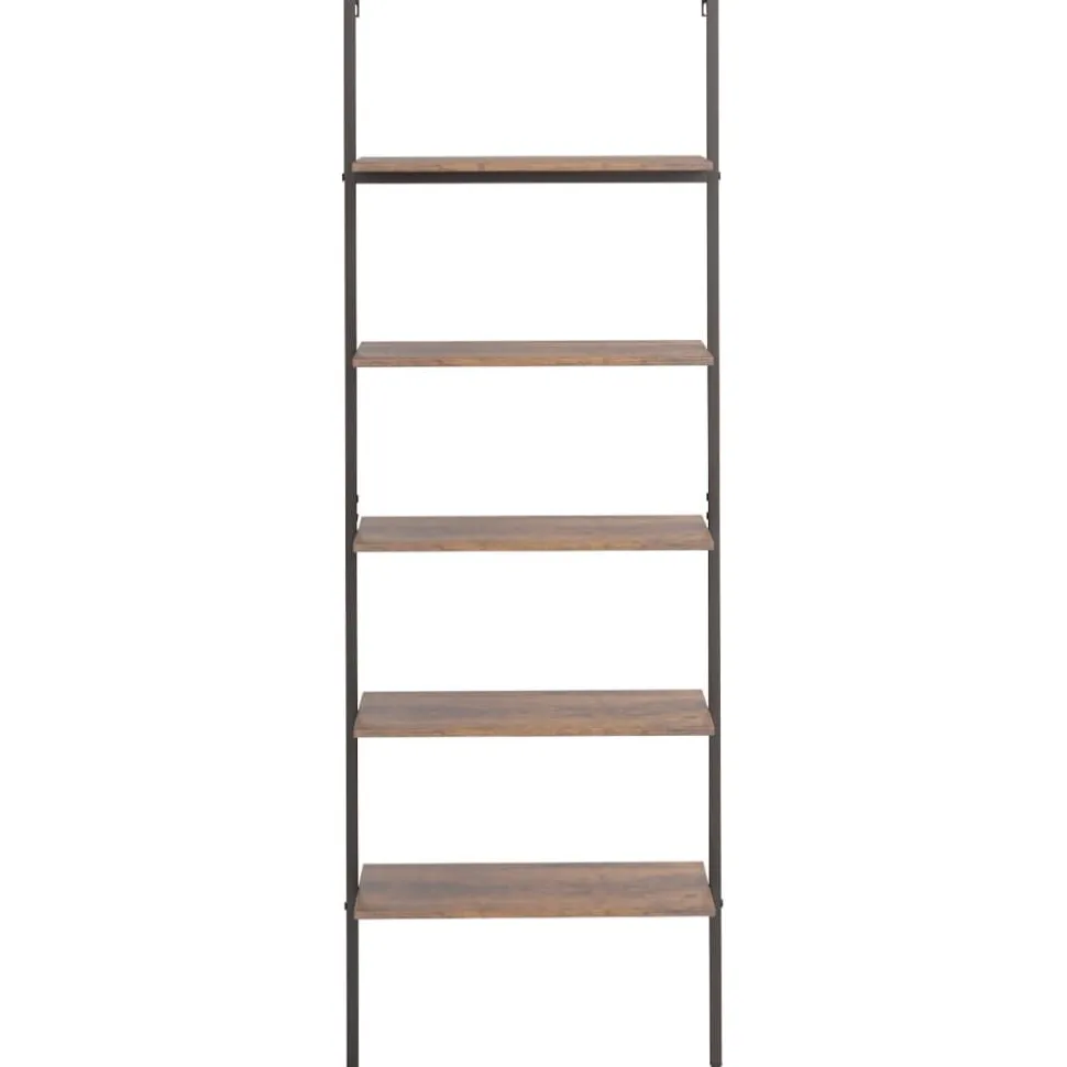 Kalteva hylly, 64x34x120-185cm, eri kokoja ja värejä
