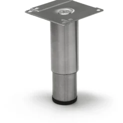 Kalustejalka Grip Rim 80-130 mm harjattu ruostumaton teräs