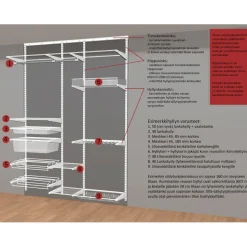 Kannatin Elfa 30 Classic 320x13x55 mm valkoinen