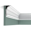 Kattolista Orac Decor C339 64x141x2000 mm polyuretaani valkoinen