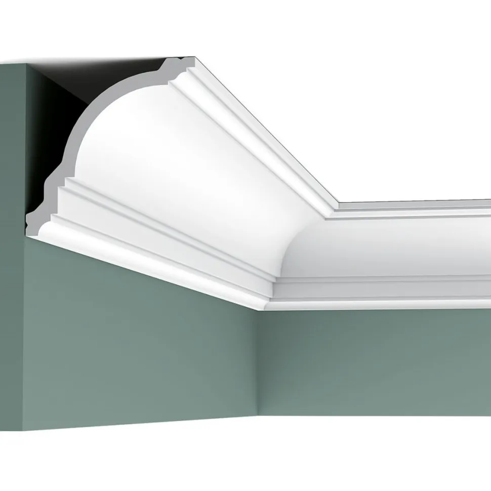 Kattolista Orac Decor CX106 117x118x2000 mm polystyreeni valkoinen