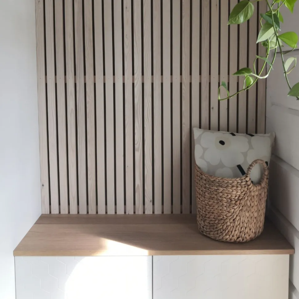 Kattorima/seinärima Cent 20x40x2400 mm mänty valkolakattu