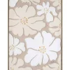 Kehystetty taulu Home4You 60x80 cm, beiget kukat