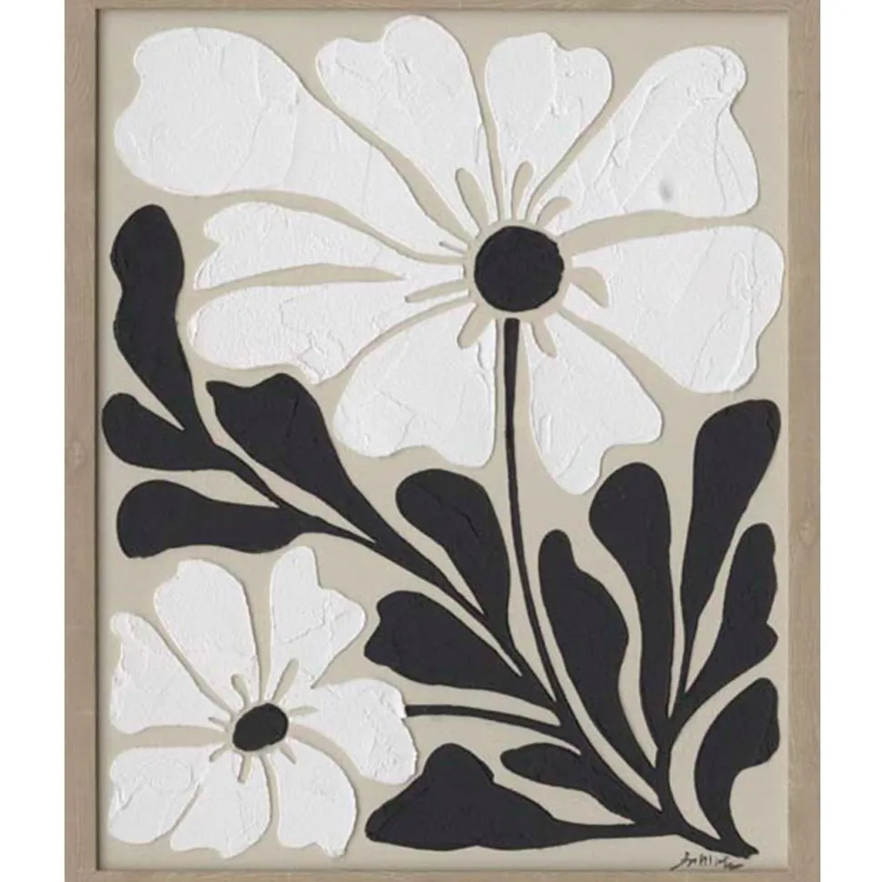 Kehystetty taulu Home4You 40x50 cm, kukat 1, monivärinen