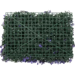 Keinotekoinen lehtiaita 24 kpl violetti 40x60 cm (66643)