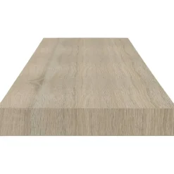 Kelluva seinähylly tammi 80x23,5x3,8 cm mdf