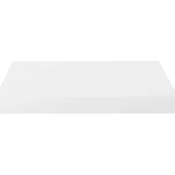 Kelluvat seinähyllyt 2 kpl korkeakiilto valk. 40x23x3,8 cm