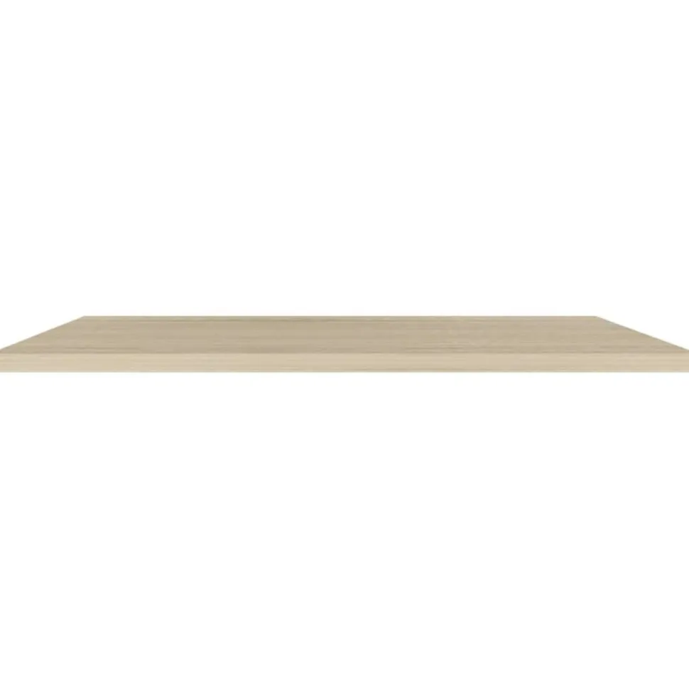 Kelluvat seinähyllyt 2 kpl tammi 120x23,5x3,8 cm mdf