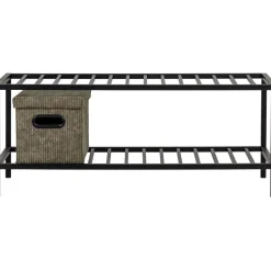 Kenkähylly House Nordic Vita, 79x34cm, musta teräs