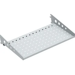 Kenkähylly + kannattimet 900 x 350 mm harmaa