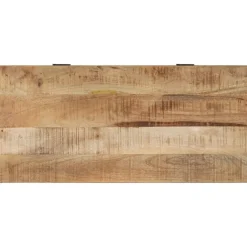 Kenkien säilytyspenkki 85x40x45 cm täysi mangopuu (37827)