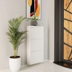 Kenkäkaappi Linento Furniture 3 Piece Metal, 50x103cm