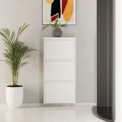 Kenkäkaappi Linento Furniture 3 Piece Metal, 50x103cm