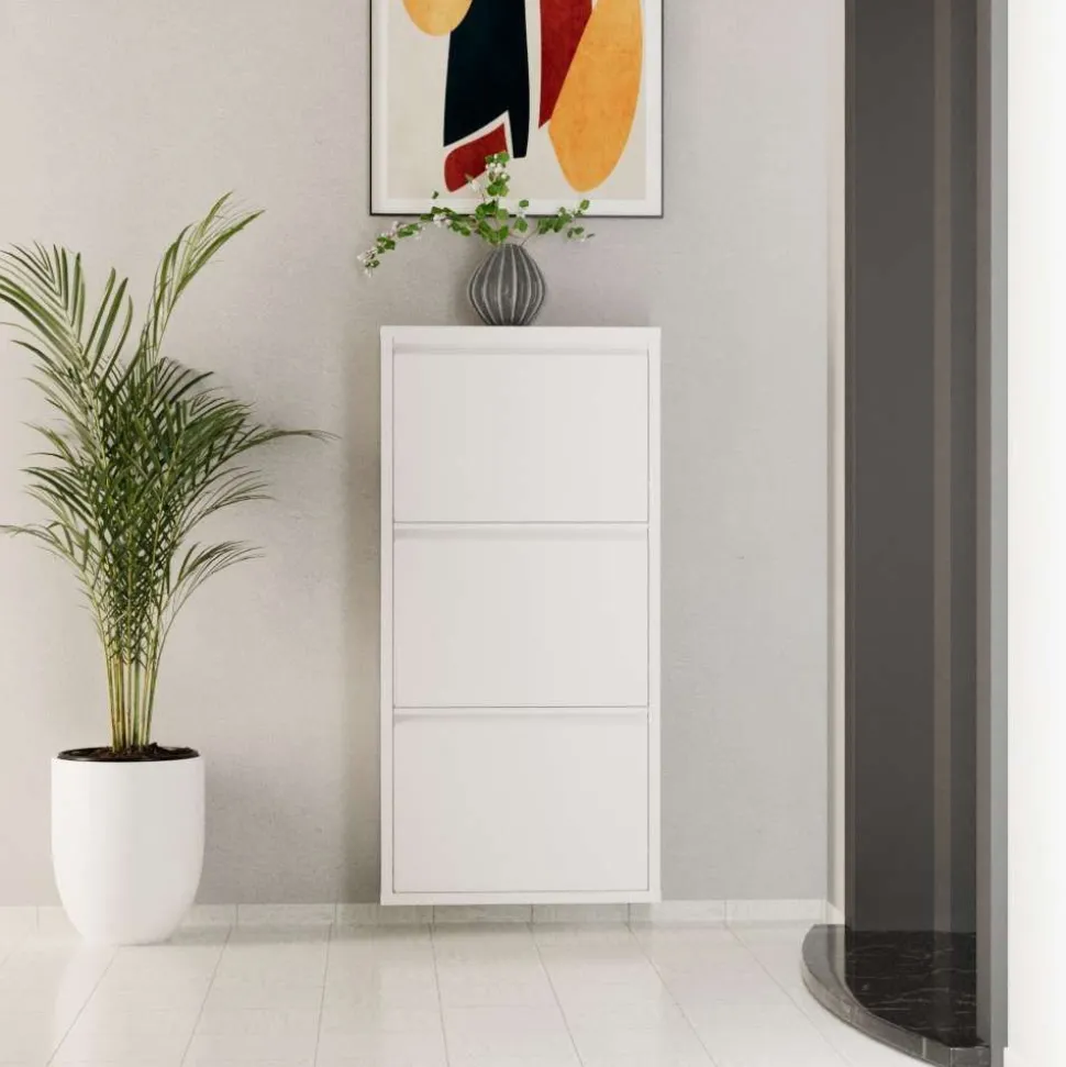 Kenkäkaappi Linento Furniture 3 Piece Metal, 50x103cm